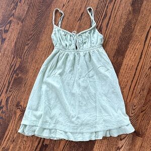 Princess Polly Sage Green Mini Dress